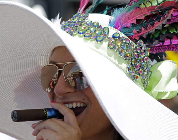 Fancy hats in abundance at the Derby